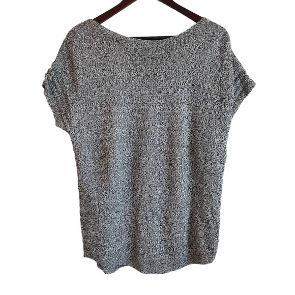 Talbots Black and White Knit Sweater - Picture 3 of 10